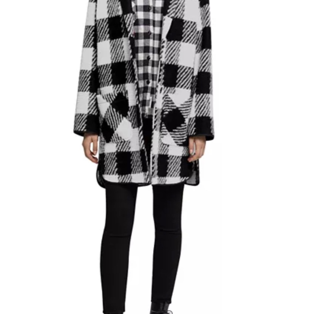 Woolrich Plaid wool coat - worn 2x - Small